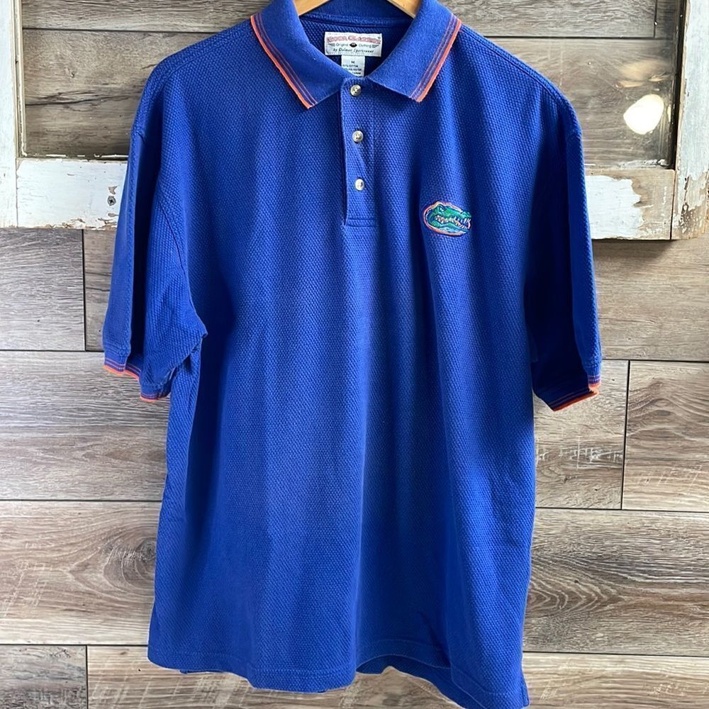 Boca Classics Florida Gators Men’s Polo Shirt, Size M, Blue